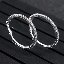 Big Sliver Crystal Hoop Earrings Large Classic Full Rhinestone Circle Earring Women Party Wives CZ Hiphop Round Trendy Brinco
Big Sliver Crystal Hoop Earrings Large Classic Full Rhinestone Circle Earring Women Party Wives CZ Hiphop Round Trendy Brinco