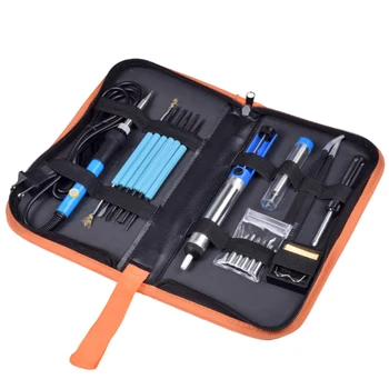 60W 220V EU Plug Electrical Soldering Iron Hand Welding Repair Tool Adjustable Temperature Soldering with 5 Tips Wire Tweezers
60W 220V EU Plug Electrical Soldering Iron Hand Welding Repair Tool Adjustable Temperature Soldering with 5 Tips Wire Tweezers