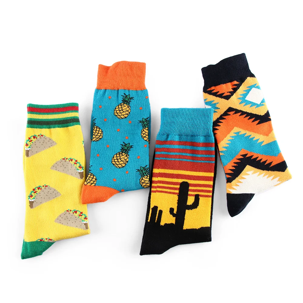 New Arrival Unisex Happy Socks Art Abstraction Creative Pattern socks Fruit Pineapple Fashion Women Funny sock for Spring Winter
New Arrival Unisex Happy Socks Art Abstraction Creative Pattern socks Fruit Pineapple Fashion Women Funny sock for Spring Winter