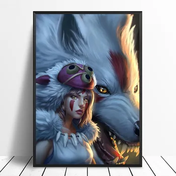 Home Decoration Wall Art Prints Canvas Painting Princess Mononoke Anime Nordic Style Poster Modular Pictures Bedside Background
Home Decoration Wall Art Prints Canvas Painting Princess Mononoke Anime Nordic Style Poster Modular Pictures Bedside Background