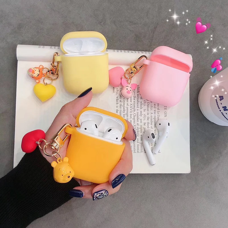 Hot cute Piglet Tigger soft silicon Wireless Earphone Charging Cover Bag for Apple AirPods 1 2 Anti-fall Bluetooth Headset box
Hot cute Piglet Tigger soft silicon Wireless Earphone Charging Cover Bag for Apple AirPods 1 2 Anti-fall Bluetooth Headset box