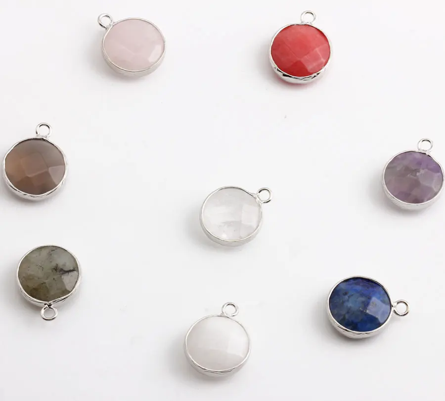 Beadsland Round Single Hole Colourful Nature Stone Pendant Making DIY Necklace Earring Delicate Accessory Friends Gift Wholesale
Beadsland Round Single Hole Colourful Nature Stone Pendant Making DIY Necklace Earring Delicate Accessory Friends Gift Wholesale
