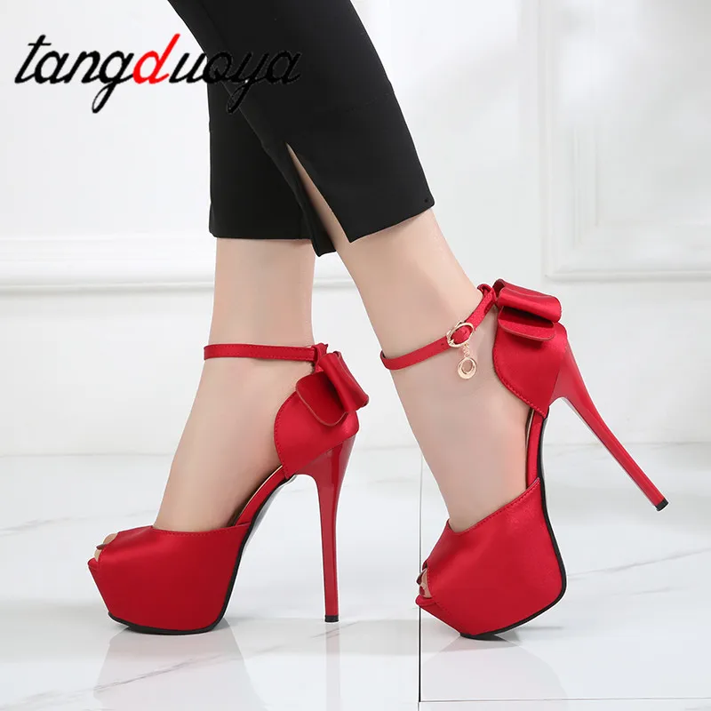 2019 Women fashion bow Heel Concise Buckle Sexy Sandals Peep Toe Thin Heels Sandals Pumps Wedding Party Super High 14cm shoes
2019 Women fashion bow Heel Concise Buckle Sexy Sandals Peep Toe Thin Heels Sandals Pumps Wedding Party Super High 14cm shoes