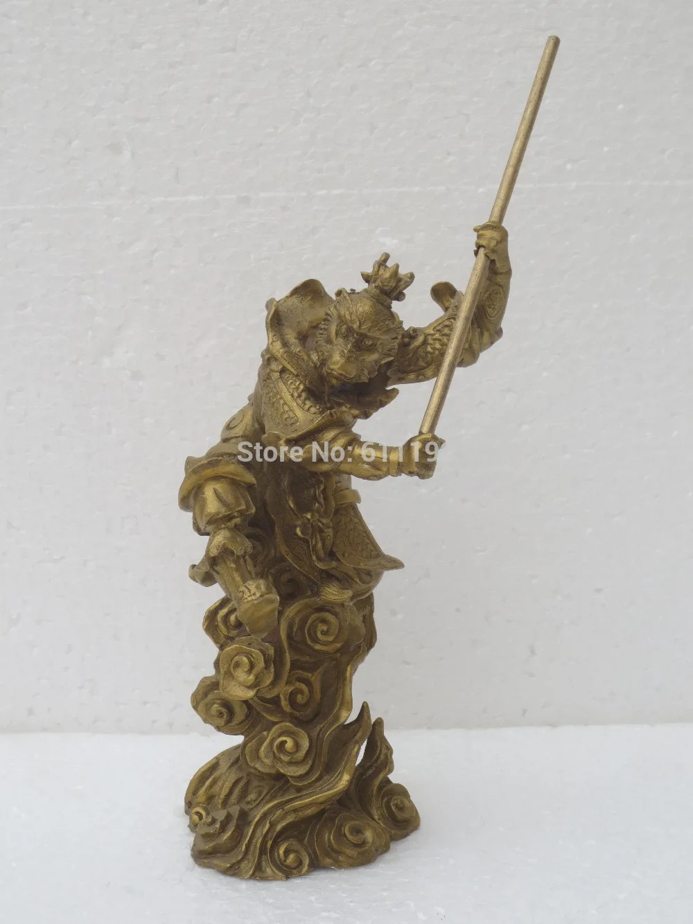 8 Inch high Collectable Chinese brass myth Journey to the West Sun Wukong Monkey King statue
8 Inch high Collectable Chinese brass myth Journey to the West Sun Wukong Monkey King statue