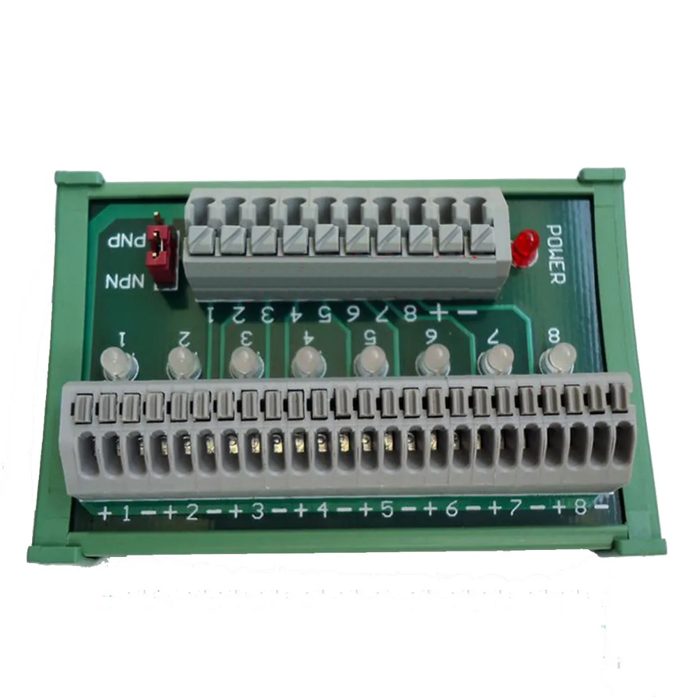 PLC Sensor Distribution Terminal Block Board DIN Rail Compatible with 2- wire & 3-wire Sensor
PLC Sensor Distribution Terminal Block Board DIN Rail Compatible with 2- wire & 3-wire Sensor