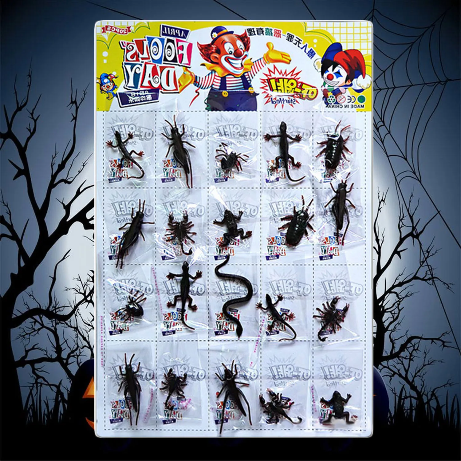 Besegad 20PCS Novelty Realistic Plastic Simulation Insect Model Toy Fake Artificial Faux Insect Prank Tricky Funny Spoof Toys
Besegad 20PCS Novelty Realistic Plastic Simulation Insect Model Toy Fake Artificial Faux Insect Prank Tricky Funny Spoof Toys