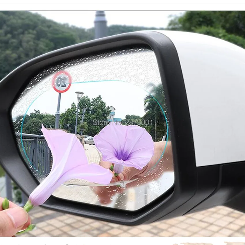 Rainproof Car Rearview Mirror Stickers for ford mondeo 4 renault duster kia sportage 3 mitsubishi lancer 10 logan | Автомобили и