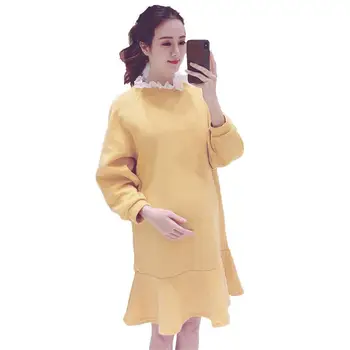 2019 Fashion Maternity Clothing Corduroy Patchwork Lace Dress Pregnancy Casual Clothes Pregnant Women Loose Nursing Vestido Q865
2019 Fashion Maternity Clothing Corduroy Patchwork Lace Dress Pregnancy Casual Clothes Pregnant Women Loose Nursing Vestido Q865