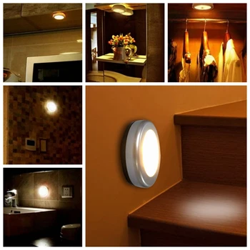 1PC 3 LED Mini motion sensor Cabinet Light Touch Night Light Closet Lighting Sticker Tap Touch Lamp Hanging Wall Lamps Kitchen
1PC 3 LED Mini motion sensor Cabinet Light Touch Night Light Closet Lighting Sticker Tap Touch Lamp Hanging Wall Lamps Kitchen