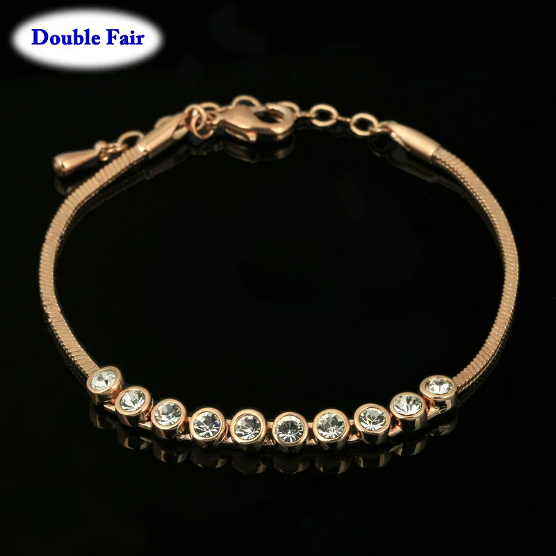 Round Silver/Rose Gold Color Charm Bracelets Colorful Cubic Zirconia Fashion Jewelry Wholesale For Girls & Best Friends DWH011
Round Silver/Rose Gold Color Charm Bracelets Colorful Cubic Zirconia Fashion Jewelry Wholesale For Girls & Best Friends DWH011
