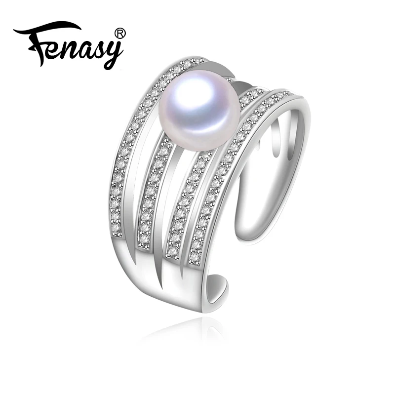 FENASY Multiple Layers rings Fashion Jewelry 925 Silver Forever Rings with pearl Sterling-Silver-Jewelry Pearl Rings for Women
FENASY Multiple Layers rings Fashion Jewelry 925 Silver Forever Rings with pearl Sterling-Silver-Jewelry Pearl Rings for Women