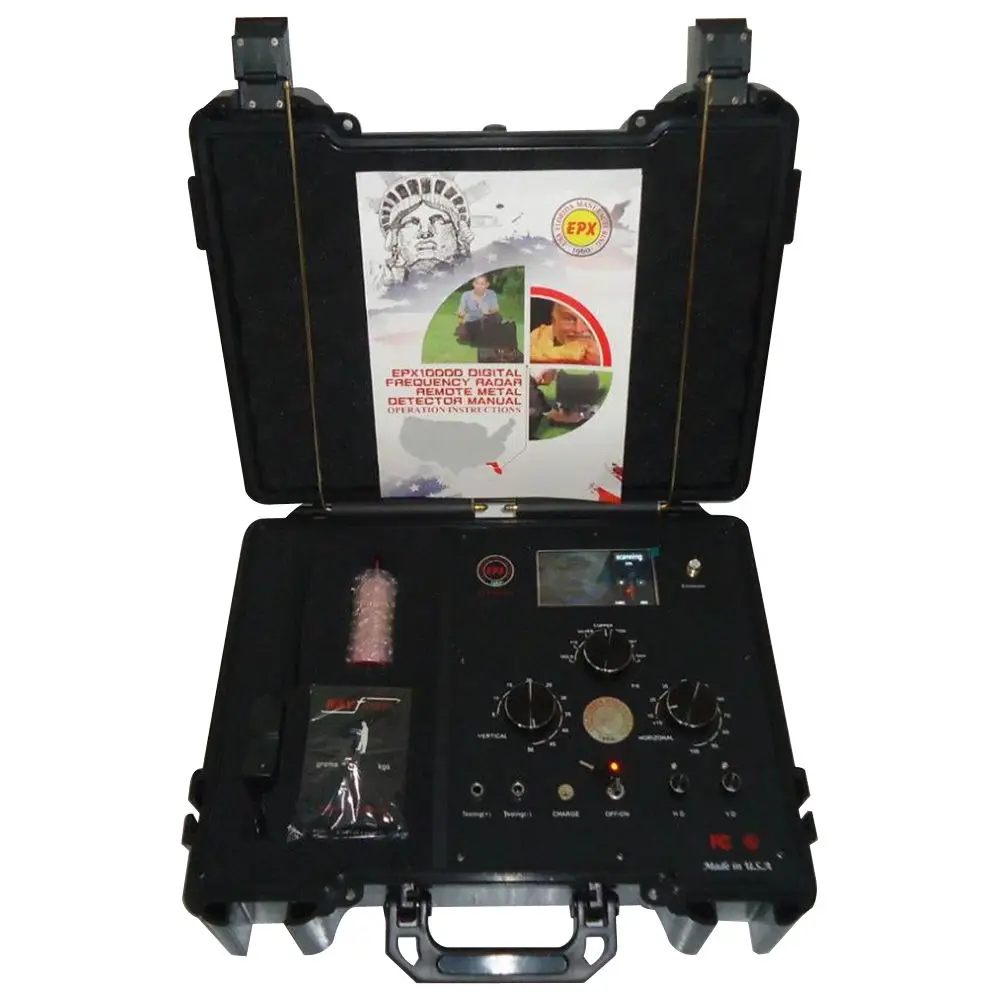 2018 New EPX10000 Long Range Underground Metal Detector with Degausser Eliminate Interference Signals
2018 New EPX10000 Long Range Underground Metal Detector with Degausser Eliminate Interference Signals
