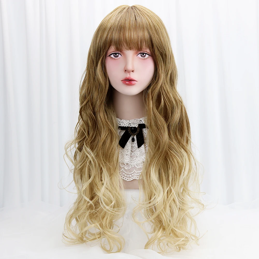 Long Cosplay Lolita Wig with Bangs Adult Female Wigs Synthetic Hair Ombre Costume Wig Heat Resistant Fiber OEM
Long Cosplay Lolita Wig with Bangs Adult Female Wigs Synthetic Hair Ombre Costume Wig Heat Resistant Fiber OEM