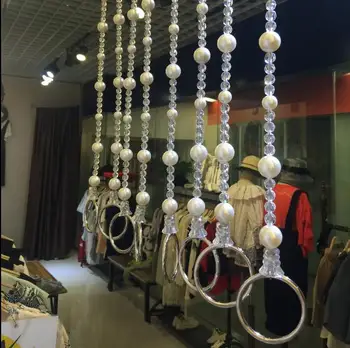 3Pcs Clothing shop Pearl crystal hanger clothing shop window hanger hanger chain hanging chain
3Pcs Clothing shop Pearl crystal hanger clothing shop window hanger hanger chain hanging chain