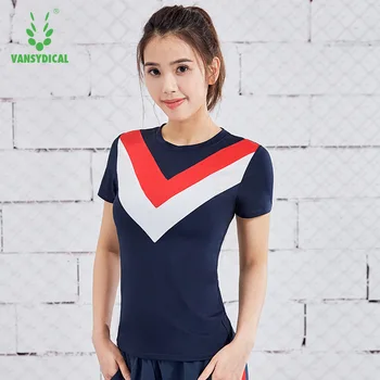 2019 Women's New Fitness Running Outdoor Sports Solid Color T-Shirt Stripes Color Matching Fashion
2019 Women's New Fitness Running Outdoor Sports Solid Color T-Shirt Stripes Color Matching Fashion