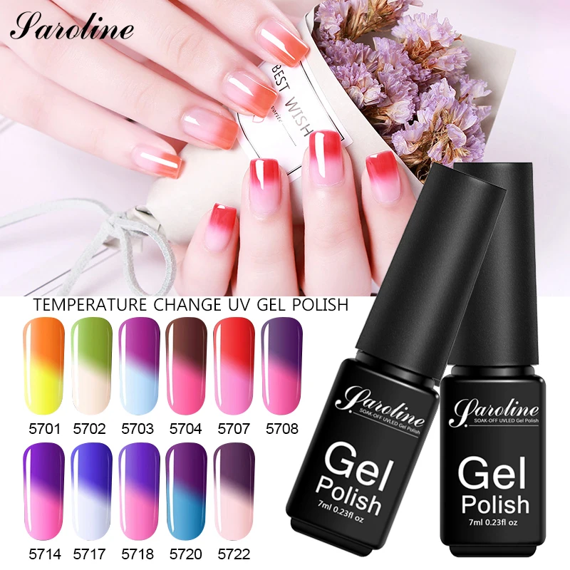 Thermal Temperature Change Color Nail Gel Polish Semi-permanent 7ML Polygel Set Soak Off UV Chameleon Gel Polish Gel Lacquer
Thermal Temperature Change Color Nail Gel Polish Semi-permanent 7ML Polygel Set Soak Off UV Chameleon Gel Polish Gel Lacquer