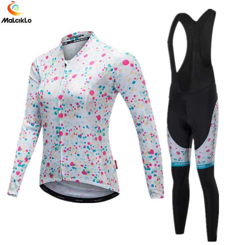 Malciklo White Long Sleeve Cycling Jersey Women 2018 Ropa Ciclismo Mountain Bike Wear Clothes Skinsuit Maillot Cycling Set
Malciklo White Long Sleeve Cycling Jersey Women 2018 Ropa Ciclismo Mountain Bike Wear Clothes Skinsuit Maillot Cycling Set