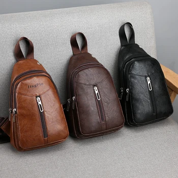 Men pu leather Chest Bag Male Casual Functional Fanny Waist Bag Money Phone Belt Bag Sports Usb Chest Bag Belt Pack Outdoor
Men pu leather Chest Bag Male Casual Functional Fanny Waist Bag Money Phone Belt Bag Sports Usb Chest Bag Belt Pack Outdoor