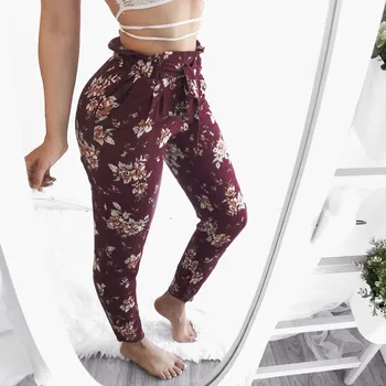 New 2018 Women Summer Autumn Sexy Pants Print High Waist Harem Pant Bow Tie Drawstring Sweet Elastic Casual Trousers Pantalones
New 2018 Women Summer Autumn Sexy Pants Print High Waist Harem Pant Bow Tie Drawstring Sweet Elastic Casual Trousers Pantalones