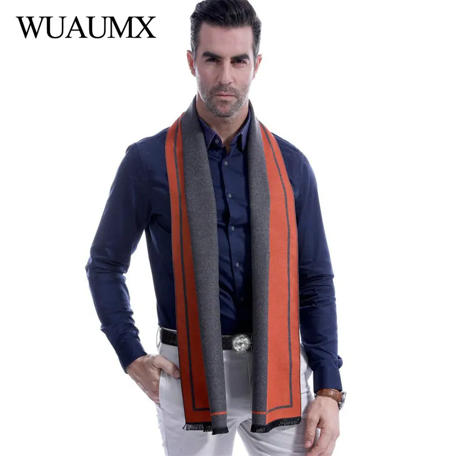 Wuaumx Winter Scarf Men Casual Scarves Male Imitation Cashmere Thick Warm Scarf Shawls Neckerchief Muffler Holiday Gift foulard
Wuaumx Winter Scarf Men Casual Scarves Male Imitation Cashmere Thick Warm Scarf Shawls Neckerchief Muffler Holiday Gift foulard