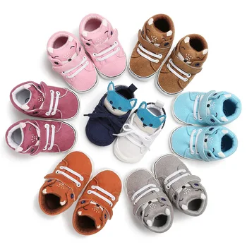 Newborn Baby Shoes Kid Boys Girls Fox Head Lace Cotton Cloth First Walker Anti-slip Soft Sole Toddler Sneaker for Age 0-18M
Newborn Baby Shoes Kid Boys Girls Fox Head Lace Cotton Cloth First Walker Anti-slip Soft Sole Toddler Sneaker for Age 0-18M