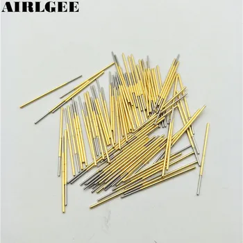 

100 Pcs PL75-Q1 1.3mm 4-Point Claw Tip Spring PCB Testing Contact Probes Pin Free shipping