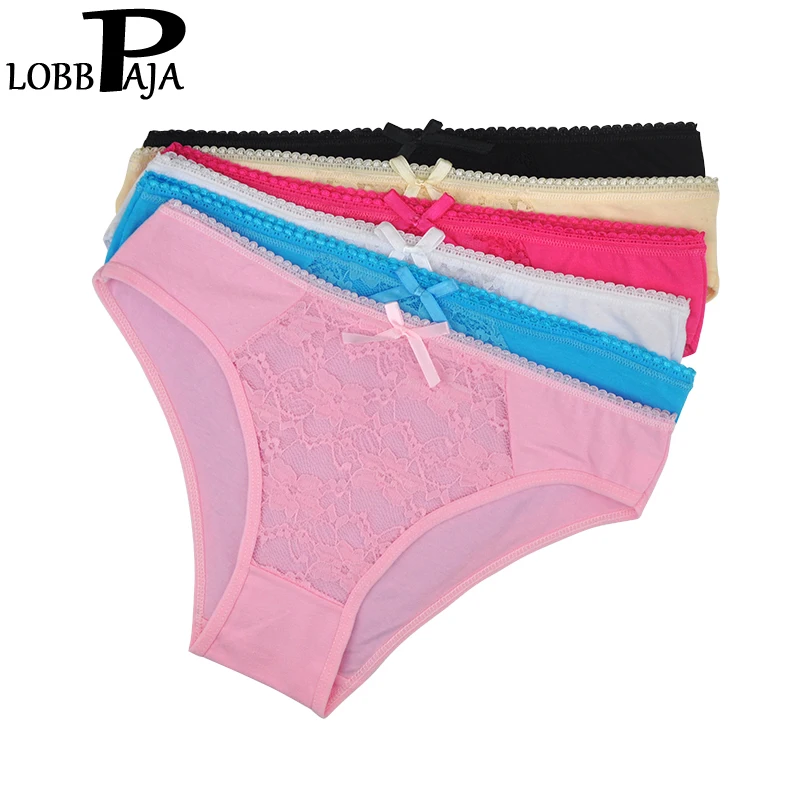 LOBBPAJA Lot 6 PCS Woman Underwear Women's Cotton Sexy Panties Briefs Solid Lace Girls Ladies Knickers Intimates for Women LP146
LOBBPAJA Lot 6 PCS Woman Underwear Women's Cotton Sexy Panties Briefs Solid Lace Girls Ladies Knickers Intimates for Women LP146