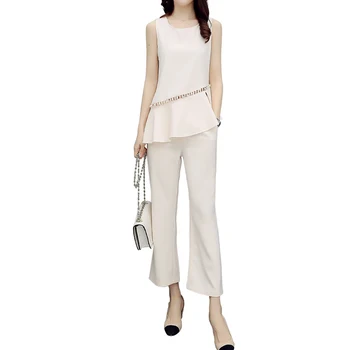 Crochet Patchwork 2 Piece Set Women Beading Sleeveless Two Piece Set Top And Pants Chic Office Lady Ensemble Femme Deux Pieces
Crochet Patchwork 2 Piece Set Women Beading Sleeveless Two Piece Set Top And Pants Chic Office Lady Ensemble Femme Deux Pieces