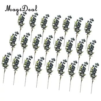 24pcs Artificial Foliage Plants Flower Fruits Blueberries Branches Wedding Bouquet Home Party Floral Decor
24pcs Artificial Foliage Plants Flower Fruits Blueberries Branches Wedding Bouquet Home Party Floral Decor