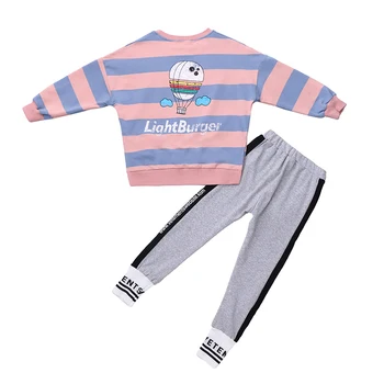 New Spring and Autumn Children's suit big Girl's Striped Casual 2-piece suit for age 4-12Y
New Spring and Autumn Children's suit big Girl's Striped Casual 2-piece suit for age 4-12Y