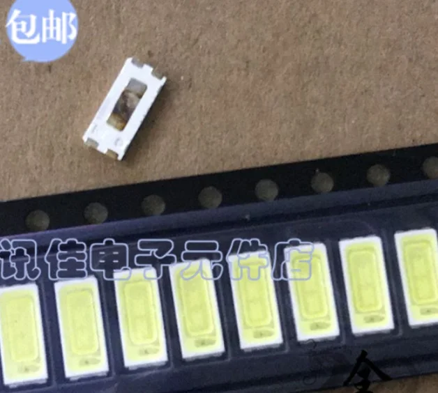 100PCS/Lot High-power LED LCD TV backlight beads 1W 7030 lamp beads 6V cool white light 90LM
100PCS/Lot High-power LED LCD TV backlight beads 1W 7030 lamp beads 6V cool white light 90LM