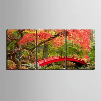 E-HOME Giraffe And Tree Clock in Canvas 3pcs 2015 new wall clock
E-HOME Giraffe And Tree Clock in Canvas 3pcs 2015 new wall clock