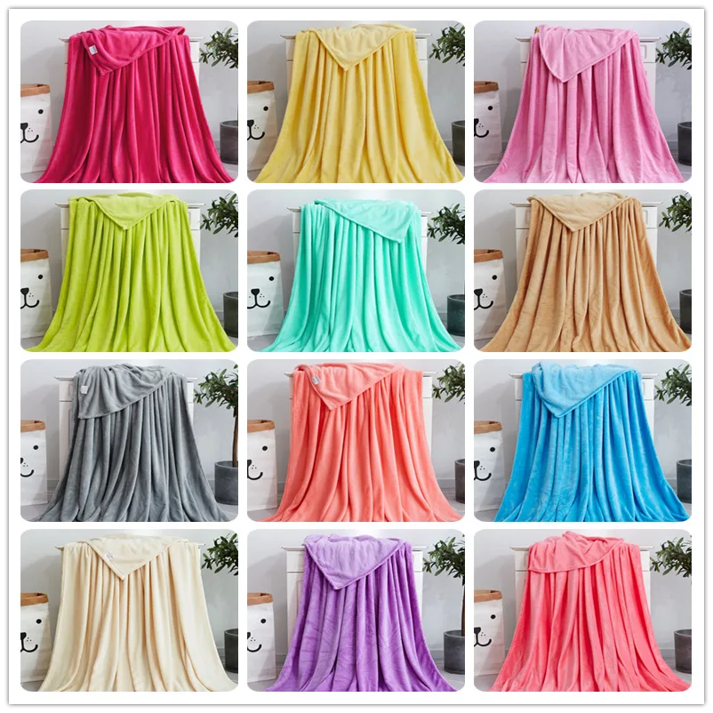 Solid Color Super Soft Flannel Blankets Coral Fleece Throw Winter Bed Sheet Sofa Cover Nap Faux Fur Bedspread Blankets For Beds
Solid Color Super Soft Flannel Blankets Coral Fleece Throw Winter Bed Sheet Sofa Cover Nap Faux Fur Bedspread Blankets For Beds