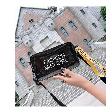 SENFDEN Summer New Small Package Transparent Jelly Pack Letter Ribbon Single Shoulder Pack Letter Bag For Women
SENFDEN Summer New Small Package Transparent Jelly Pack Letter Ribbon Single Shoulder Pack Letter Bag For Women