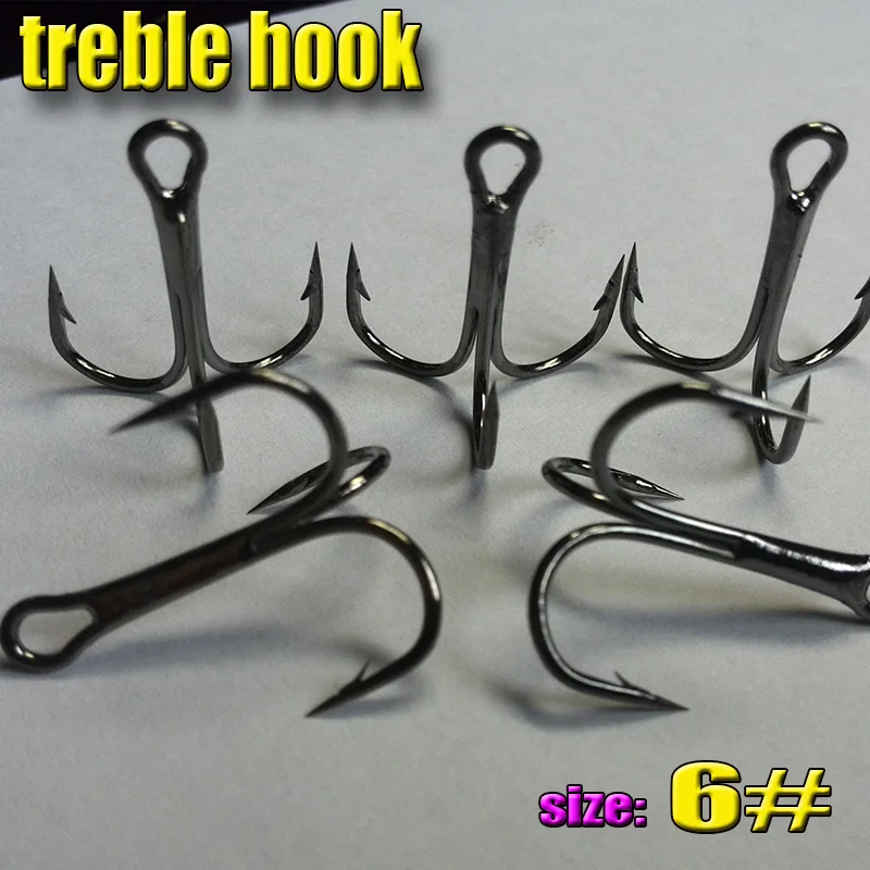 2015 Latest hook Treble Fishing Hooks size/ 6# 30pcs Just production, high-carbon steel
2015 Latest hook Treble Fishing Hooks size/ 6# 30pcs Just production, high-carbon steel