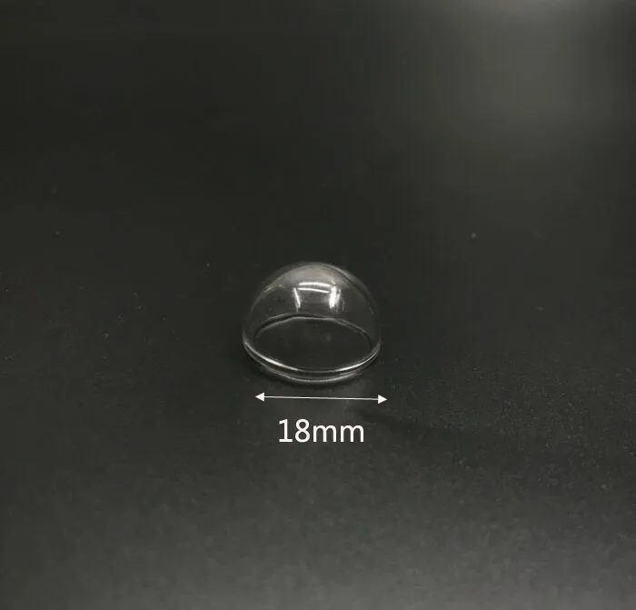 Description Picture 5 of item5X 8-70mm hollow half round glass globe bubble hemisphere glass cover dome bottle diy vial pendant necklace findings charm