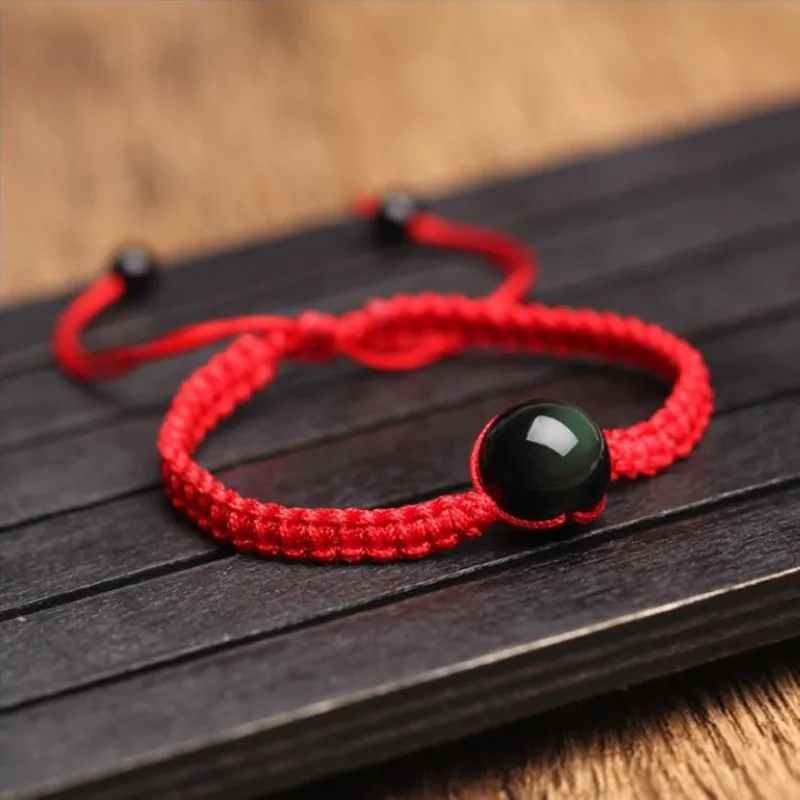 Handmade lovers Lucky Bracelets Red Black String Obsidian stone bracelets & bangles Women Men Knots Rope Budda Bracelet
Handmade lovers Lucky Bracelets Red Black String Obsidian stone bracelets & bangles Women Men Knots Rope Budda Bracelet