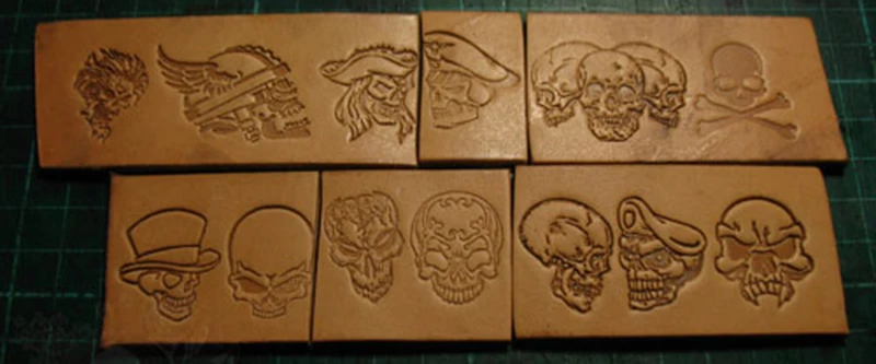 13pcs skull pattern Hand-work unique design carving punches stamp craft leather with leather carving tools
13pcs skull pattern Hand-work unique design carving punches stamp craft leather with leather carving tools