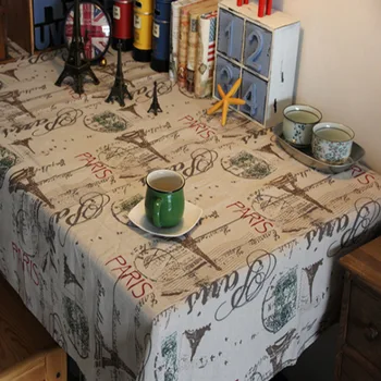 Paris Eiffel Tower Cotton Linen Tablecloths Printed Waterproof for Restaurant Home Outdoor Hotel Party Coffee Shop Table Cloth 
Paris Eiffel Tower Cotton Linen Tablecloths Printed Waterproof for Restaurant Home Outdoor Hotel Party Coffee Shop Table Cloth