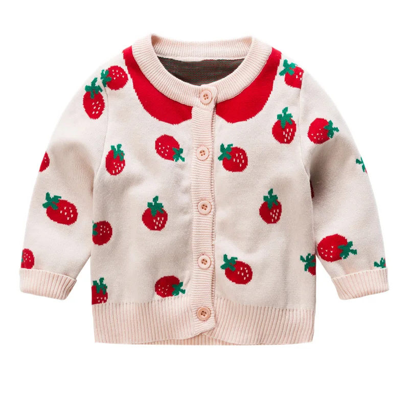 Newborn Toddler Kid Baby Girl Clothes Long Sleeves Strawberry Knit Cardigan Sweater Kid Clothes Knitted Clothes For Girls
Newborn Toddler Kid Baby Girl Clothes Long Sleeves Strawberry Knit Cardigan Sweater Kid Clothes Knitted Clothes For Girls
