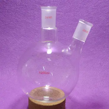 1000ml,2 Neck,24/40,Round Bottom Flask,1L,Double Necks,Laboratory Boiling Bottle
1000ml,2 Neck,24/40,Round Bottom Flask,1L,Double Necks,Laboratory Boiling Bottle