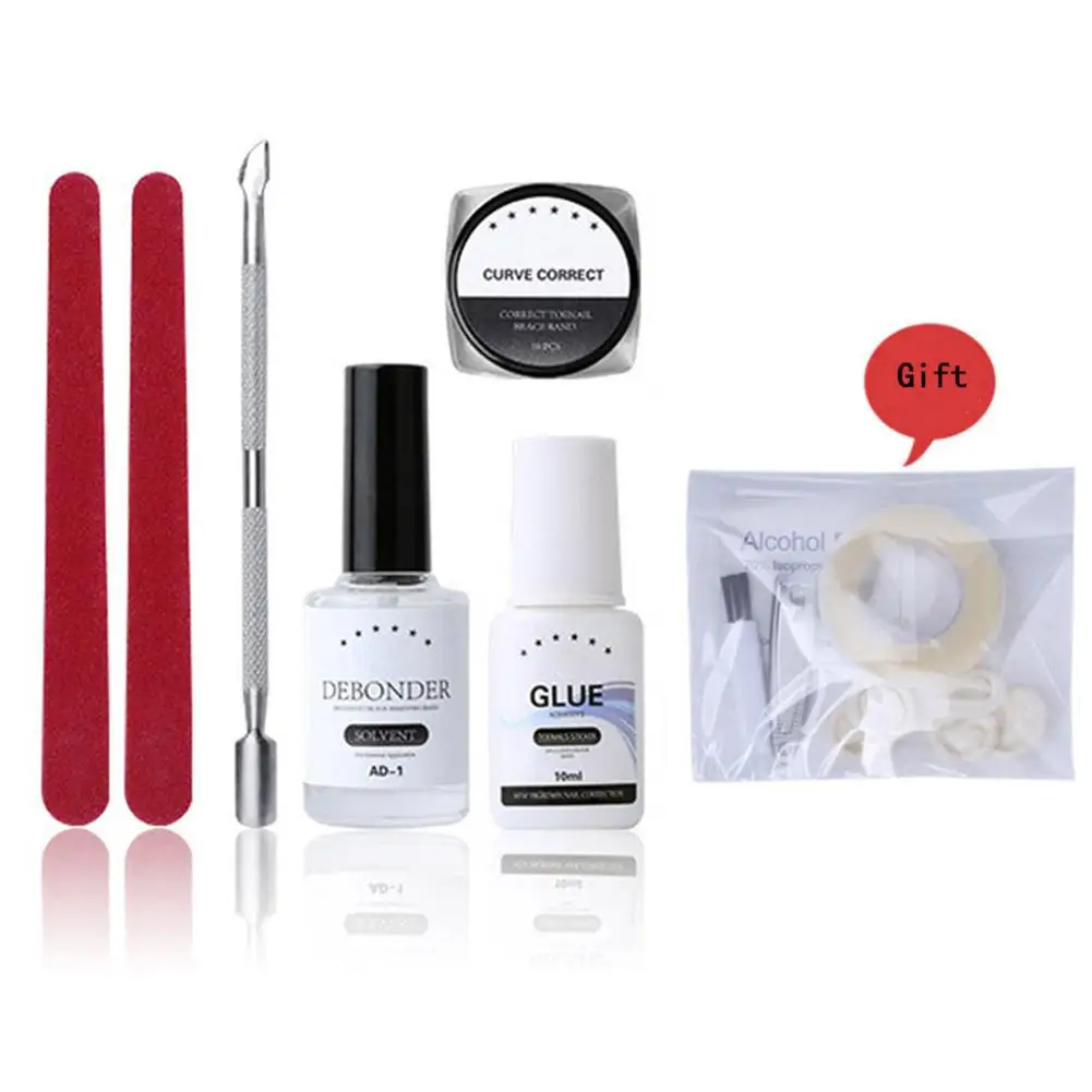 Foot Care Tool Set Ingrown Toenail Straightening Clip Curved Patch Nail Stickers Glue Lifter Fixer Toe Recover Correction Tools
Foot Care Tool Set Ingrown Toenail Straightening Clip Curved Patch Nail Stickers Glue Lifter Fixer Toe Recover Correction Tools