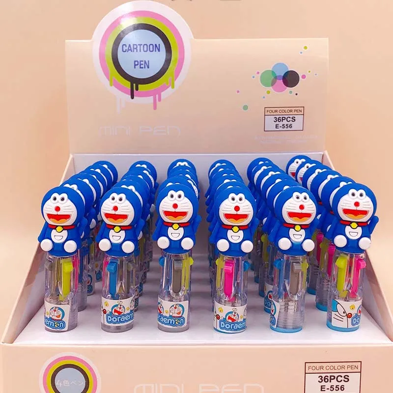 36 pcs/lot Mini 4 colors Doraemon Ballpoint Pen Cartoon animal ball pen School Office writing Supplies Stationery Gift
36 pcs/lot Mini 4 colors Doraemon Ballpoint Pen Cartoon animal ball pen School Office writing Supplies Stationery Gift
