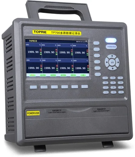 TOPRIE TP700 Series Multi-channel Temperature Paperless Recorder,English Language System
TOPRIE TP700 Series Multi-channel Temperature Paperless Recorder,English Language System