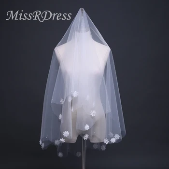 MissRDress Ivory Pearls Bridal Veil One Layer Wedding Veil With Comb Tulle Lace Flower Short Veils Wedding Accessories JKm30
MissRDress Ivory Pearls Bridal Veil One Layer Wedding Veil With Comb Tulle Lace Flower Short Veils Wedding Accessories JKm30