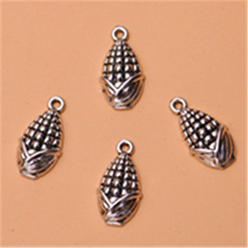 WKOUD 20pcs Antique Silver Corns Glamour Alloy Pendant Earring Bracelet DIY Metal Jewelry Handmade Accessories A1091
WKOUD 20pcs Antique Silver Corns Glamour Alloy Pendant Earring Bracelet DIY Metal Jewelry Handmade Accessories A1091