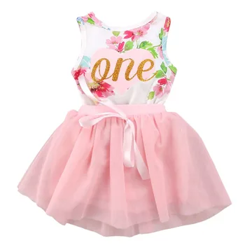 Baby Girl First 1st Birthday Outfit Clothes Floral Romper Tulle Tutu Skirt + Romper 2pcs set Newborn Princess Cake Smash Outfits
Baby Girl First 1st Birthday Outfit Clothes Floral Romper Tulle Tutu Skirt + Romper 2pcs set Newborn Princess Cake Smash Outfits