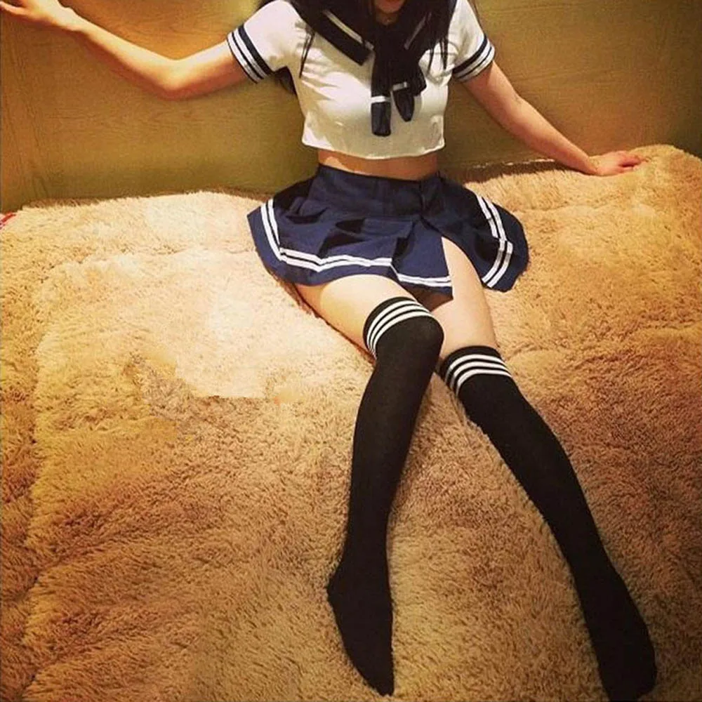 Women Sexy Costumes Japanese Students School Girls Uniform Sailor Navy Pleated Skirt Erotic Crop Tops Maid Cheerleader Cosplay
Women Sexy Costumes Japanese Students School Girls Uniform Sailor Navy Pleated Skirt Erotic Crop Tops Maid Cheerleader Cosplay