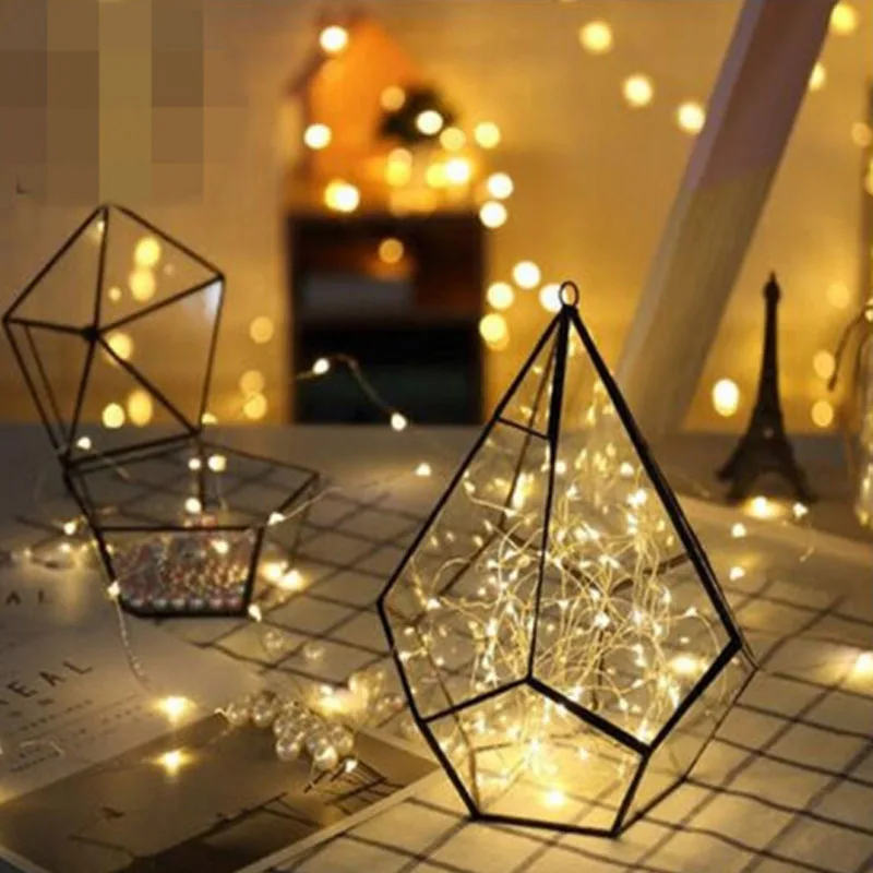 5M 3M 2M LED Copper wire Fairy String Lights 50LEDs 30LEDs 20LEDs With NO / OFF Switch for Outdoor Garden Christmas Decoration
5M 3M 2M LED Copper wire Fairy String Lights 50LEDs 30LEDs 20LEDs With NO / OFF Switch for Outdoor Garden Christmas Decoration