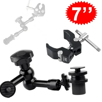 NEW 7"inch Adjustable Friction Articulating Magic Arm + Super Clamp For DSLR LCD Monitor LED Light Camera Accessories
NEW 7"inch Adjustable Friction Articulating Magic Arm + Super Clamp For DSLR LCD Monitor LED Light Camera Accessories